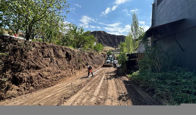 İskilip Sanayi Sitesi'nde su baskınlarını önlemek için çalışma başlatıldı