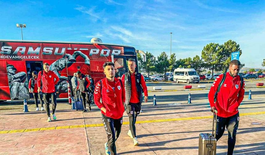 Samsunspor, Adana Demirspor deplasmanına 6 eksikle gitti