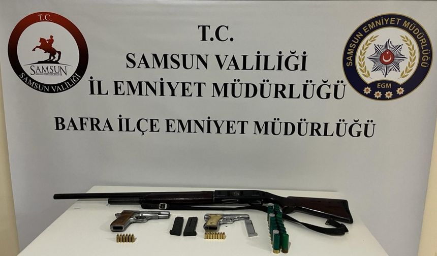 Samsun'da silah kaçakçılığı operasyonunda bir kişi yakalandı