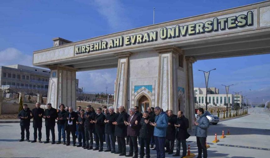 Ahi Evran Üniversitesi yeni nizamiye kapısı açıldı