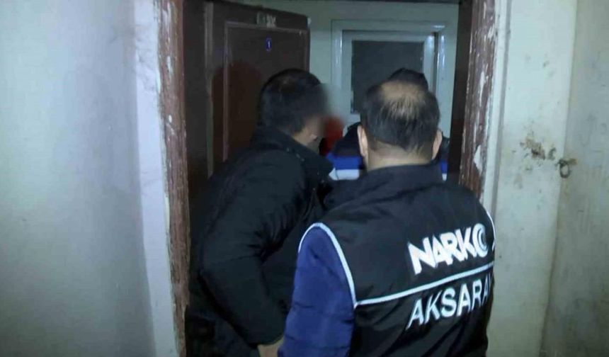Aksaray’da zehir tacirlerine şok operasyon: 12 tutuklama