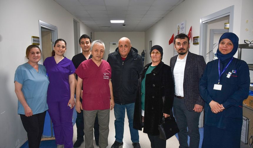 Paratiroid bezinde iyi huylu tümör tespit edilen hasta Trabzon'da tedavi edildi