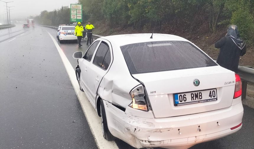 Anadolu Otoyolu'nda kaza yapan aracından inen sürücü otomobilin çarpması sonucu öldü