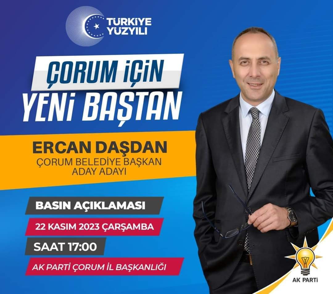 AK Parti nin orum adaylar belli oluyor Ercan Da dan Belediye